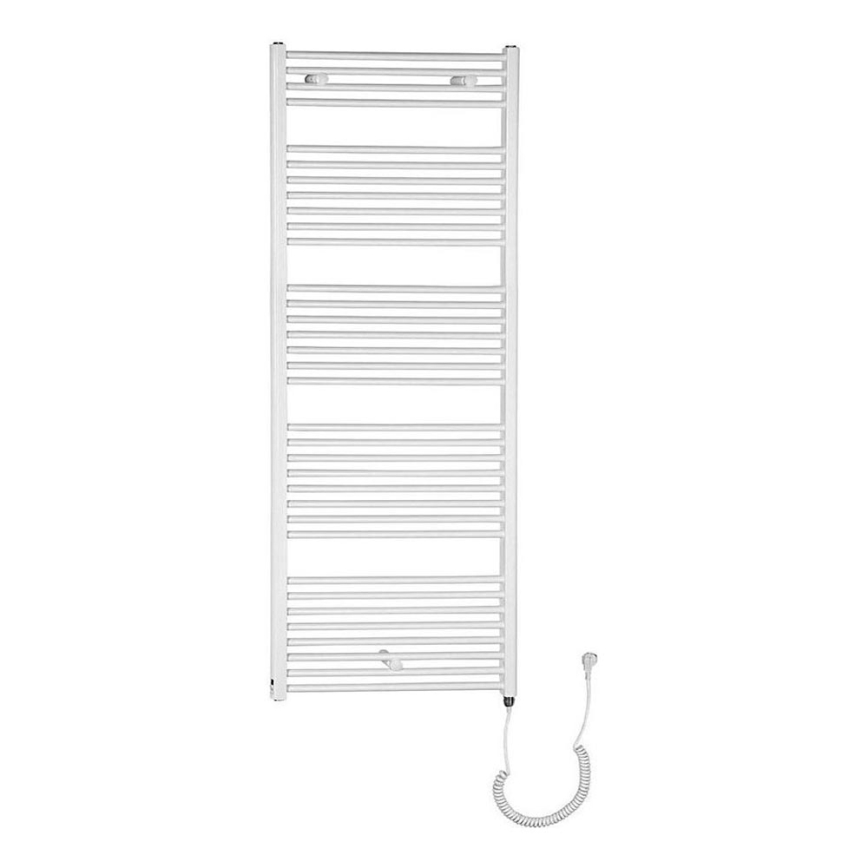 Aqualine - Radiador elétrico para casa de banho DIRECT-E 800W/230V 168 cm branco direito