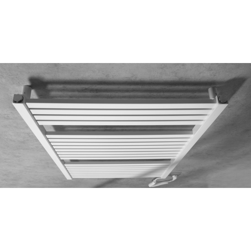 Aqualine - Radiador elétrico para casa de banho TONDI-E 400W/230V 97 cm branco direito