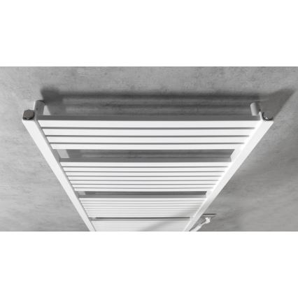 Aqualine - Radiador elétrico para casa de banho TONDI-E 800W/230V 169 cm branco direito