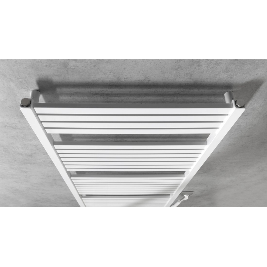 Aqualine - Radiador elétrico para casa de banho TONDI-E 800W/230V 169 cm branco direito
