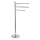 Aqualine - Suporte com cabide para toalhas SAMBA 85,5 cm aço inoxidável/cromado brilhante