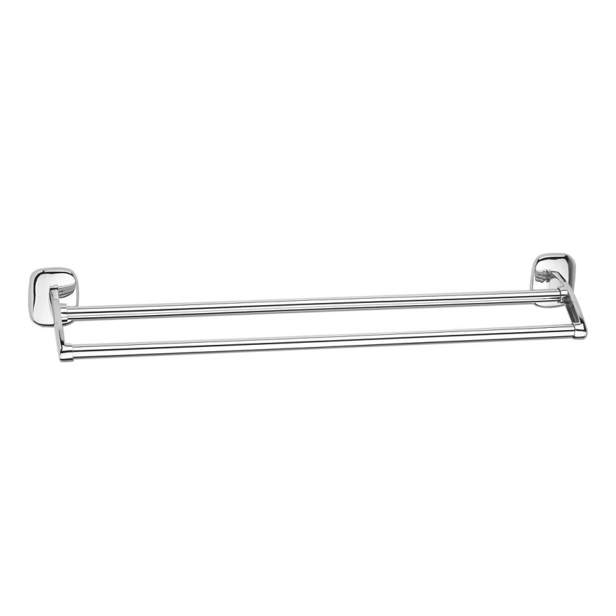 Aqualine - Suporte de parede para toalha RUMBA 11,4x64 cm cromado brilhante