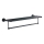 Aqualine - Suporte de parede para toalha SAMBA 21x62,5 cm preto