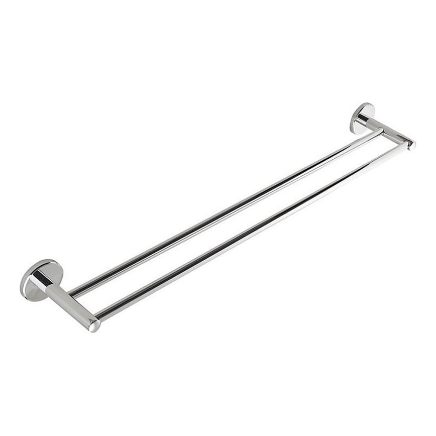 Aqualine - Suporte de parede para toalhas SAMBA 12x64,5 cm cromado brilhante
