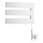 Aqualine - Toalheiro elétrico ELVIS 50W/230V 34,2 cm branco direita