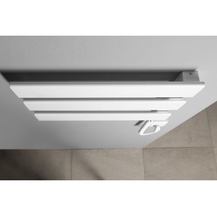 Aqualine - Toalheiro elétrico ELVIS 50W/230V 34,2 cm branco direita