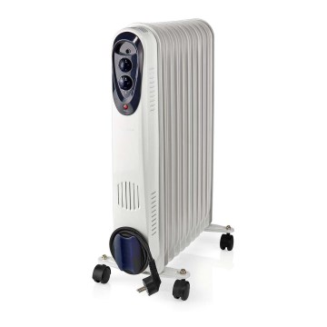 Aquecedor de óleo portátil com 11 costelas 1000/1500/2500W/230V