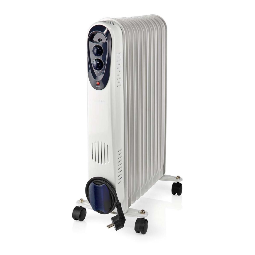 Aquecedor de óleo portátil com 11 costelas 1000/1500/2500W/230V