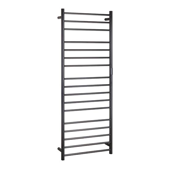 Aquecedor de toalhas 60x168 cm inox/preto