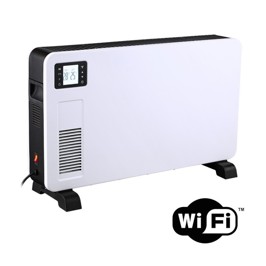 Aquecedor elétrico convector 1000/1300/2300W LCD/temporizador/termostato Wi-Fi