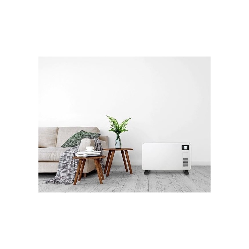 Aquecedor elétrico convector 1000/1300/2300W LCD/temporizador/termostato Wi-Fi