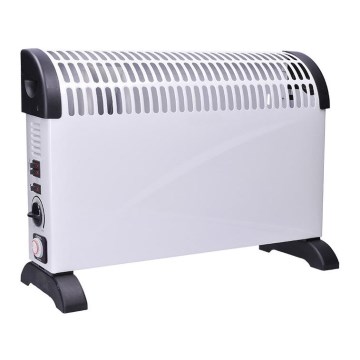 Aquecedor elétrico convector 750/1250/2000W temporizador/TURBO/termostato