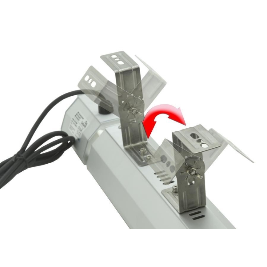 Aquecedor por infravermelhos 1000/2000W/230V IP55 + controlo remoto