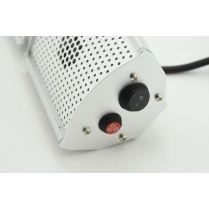 Aquecedor por infravermelhos 1000/2000W/230V IP55 + controlo remoto