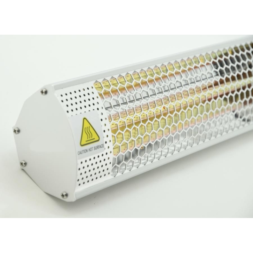 Aquecedor por infravermelhos 1000/2000W/230V IP55 + controlo remoto