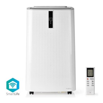 Ar condicionado móvel inteligente 3 em 1, incluindo acessórios 1357W/230V 12000 BTU Wi-Fi + comando