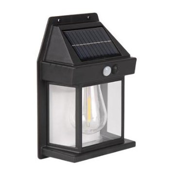 Arandela solar LED para exterior com sensor LED/1W/3,7V 1200 mAh IP65