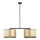 Argon 0898 - Candelabro suspenso KARIN 2xE27/15W/230V latão/preto