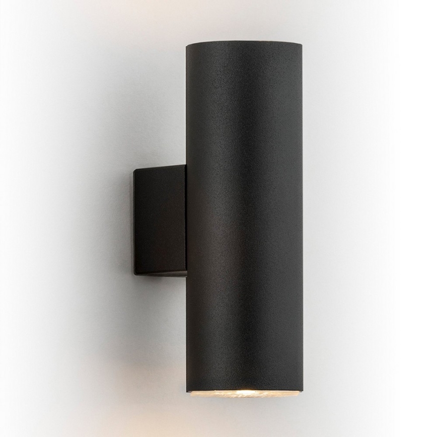 Argon 0909 - Iluminação de parede MITOS 2xGU10/5W/230V preta