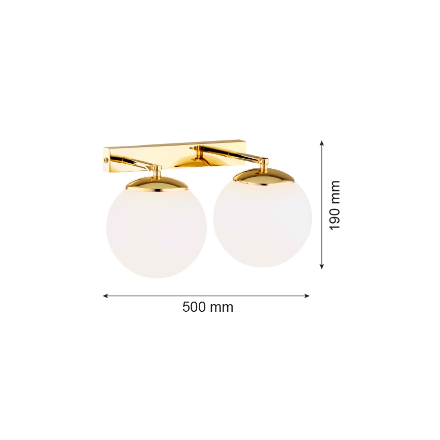 Argon 1052 - Iluminação de parede SATELITE 2xE27/15W/230V