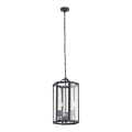 Argon 1253 - Candelabro suspenso BODRUM 3xE27/15W/230V preto
