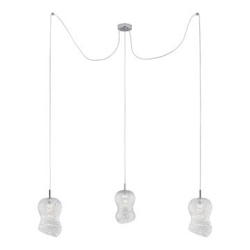 Argon 1357 - Candelabro num fio LED GARDA 3xLED/5W/230V