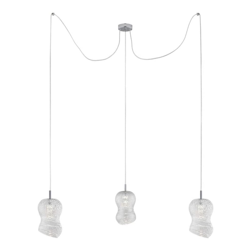 Argon 1357 - Candelabro num fio LED GARDA 3xLED/5W/230V