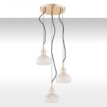 Argon 1462 - Candelabro num fio CRUZ 3xE14/7W/230V