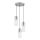 Argon 1465 - Candelabro suspenso BURGOS 3xE27/15W/230V cromado brilhante