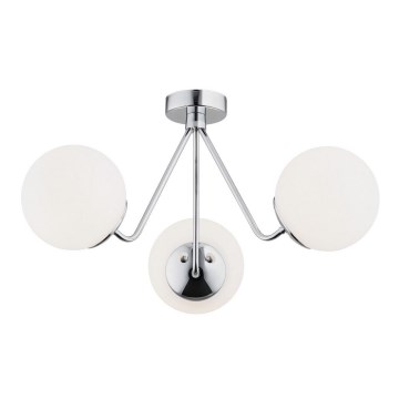 Argon 1477 - Candelabro montado à superfície TOMAR 3xE27/15W/230V cromado brilhante