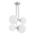 Argon 1646 - Candelabro suspenso ASPEN 4xE27/15W/230V cromado brilhante