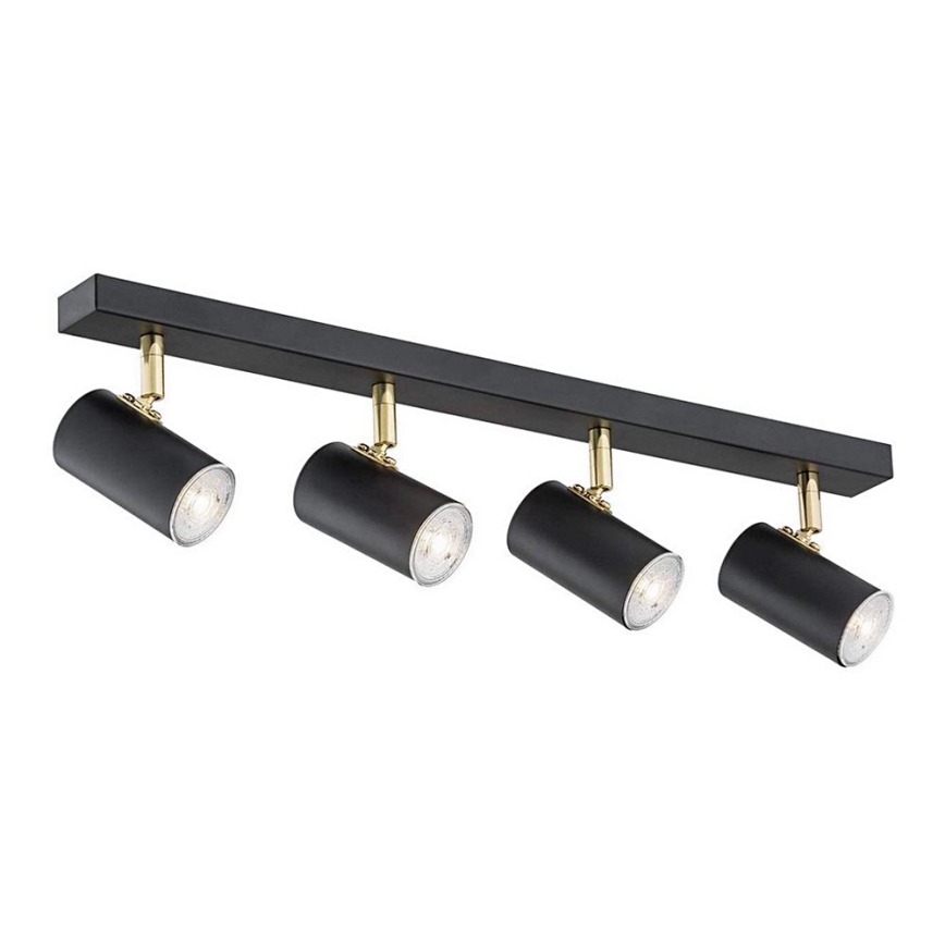 Argon 1690 - Foco LAGOS 4xGU10/5W/230V preto/latão