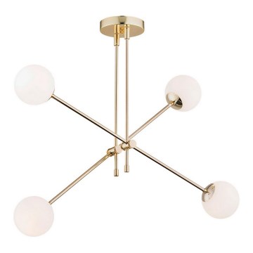 Argon 1695 - Candelabro suspenso ABSTRACT 4xE14/7W/230V latão