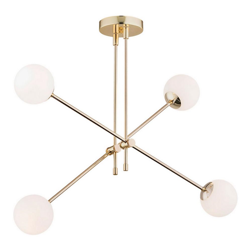 Argon 1695 - Candelabro suspenso ABSTRACT 4xE14/7W/230V latão