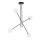 Argon 1696 - Candelabro suspenso ABSTRACT 4xE14/7W/230V preto