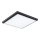 Argon 1826 - Iluminação de teto CARLSON 4xE27/15W/230V 60x60 cm preto