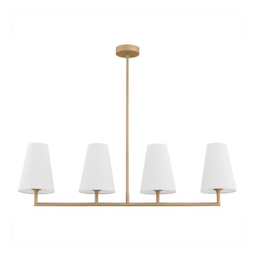 Argon 1828 - Candelabro suspenso SAFIANO 4xE27/15W/230V dourada