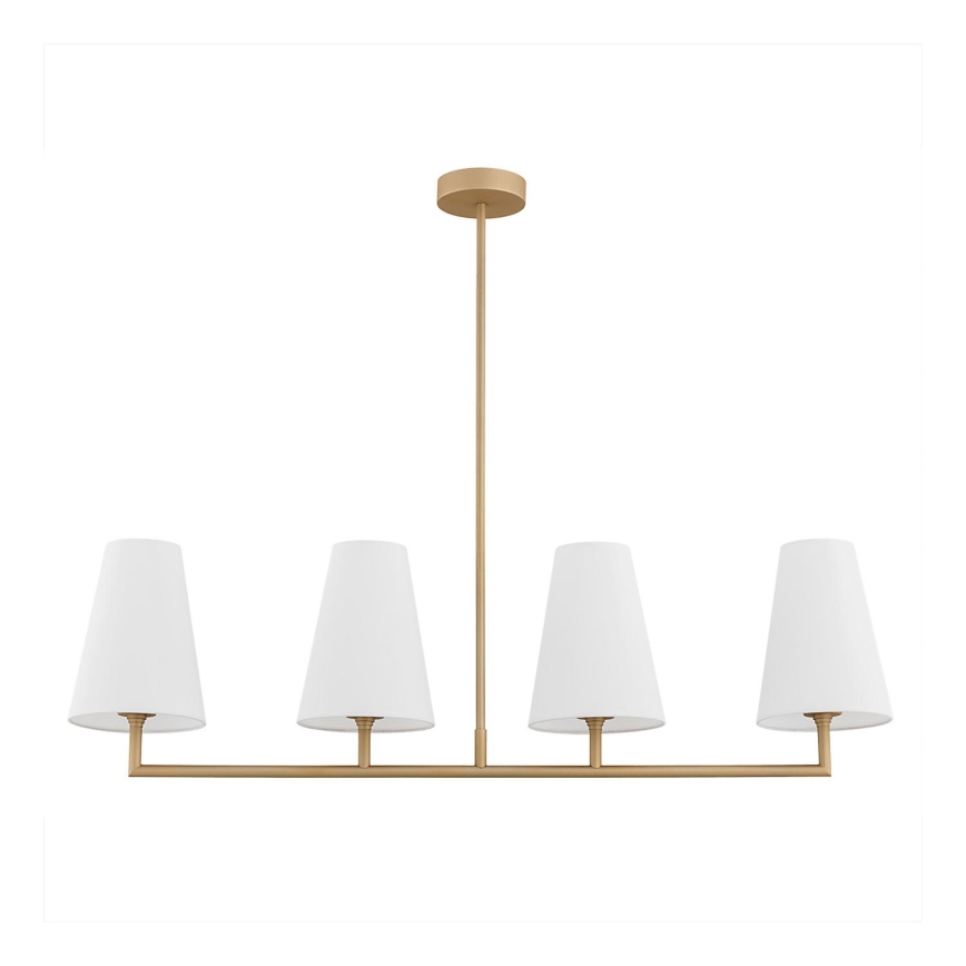 Argon 1828 - Candelabro suspenso SAFIANO 4xE27/15W/230V dourada