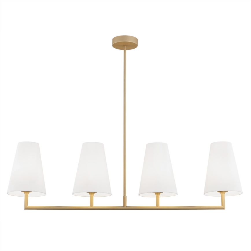 Argon 1828 - Candelabro suspenso SAFIANO 4xE27/15W/230V dourada