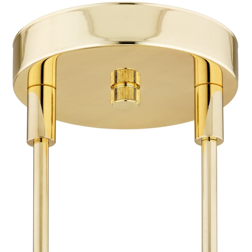 Argon 1840 - Candelabro suspenso ABSOS 4xE14/7W/230V alabastro dourada