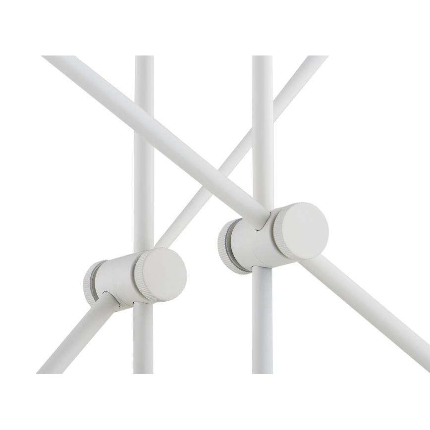 Argon 1841 - Candelabro suspenso ABSOS 4xE14/7W/230V alabastro branco