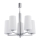 Argon 2053 - Candelabro suspenso CAMELOT 5xE27/15W/230V cromado brilhante