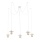 Argon 2077 - Candeeiro suspenso CORSO 5xE27/15W/230V aranha branco