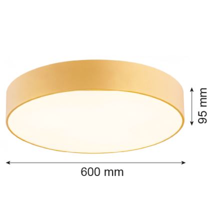 Argon 2081 - Iluminação de teto DARLING 5xE27/15W/230V dourado