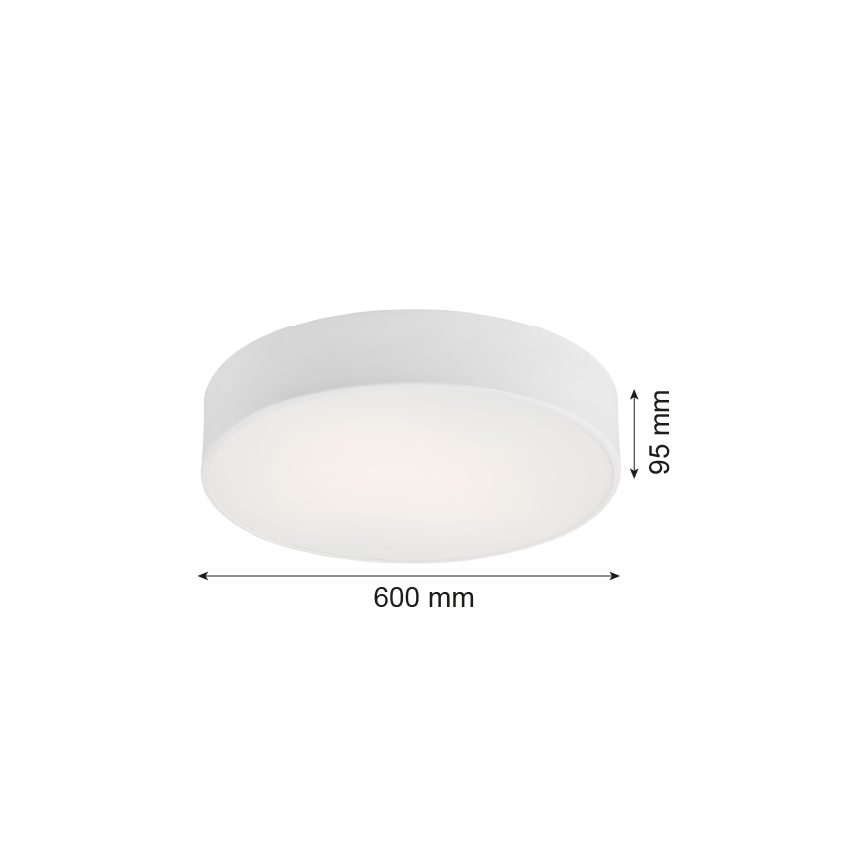 Argon 2082 - Iluminação de teto DARLING 5xE27/15W/230V branco
