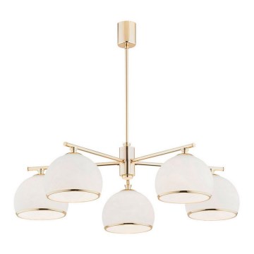 Argon 2088 - Candelabro suspenso MARBELLA 5xE27/15W/230V latão