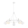 Argon 2117 - Candelabro suspenso CHARLOTTE 5xE27/15W/230V branco/dourado