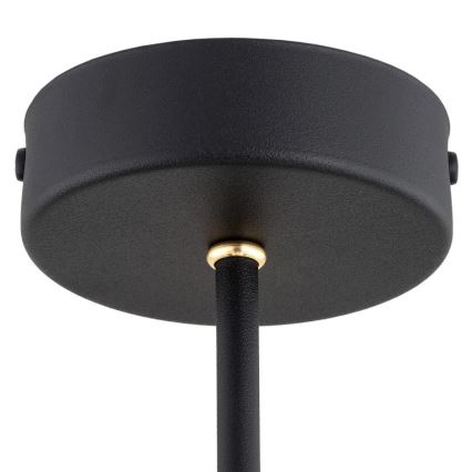 Argon 2119 - Candelabro suspenso AMALFI 5xE27/15W/230V preto/branco