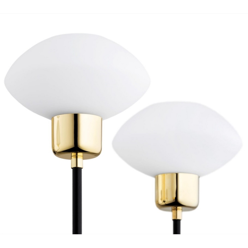 Argon 2128 - Candelabro suspenso RAVELLO 5xE14/15W/230V preto/dourado