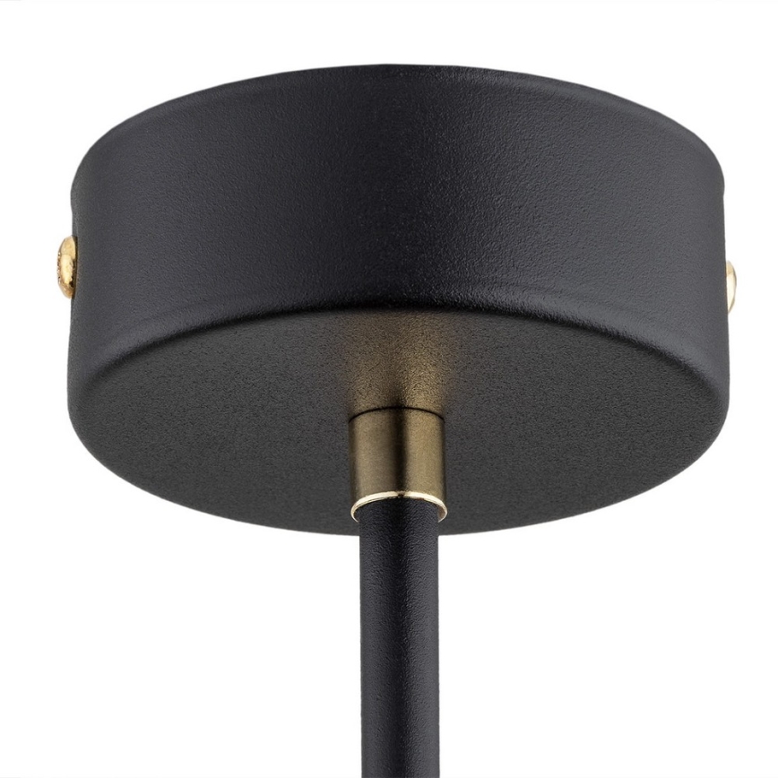 Argon 2128 - Candelabro suspenso RAVELLO 5xE14/15W/230V preto/dourado